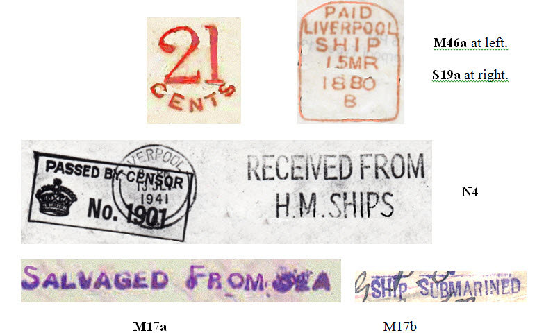 Examples of Liverpool marks with revised dates
