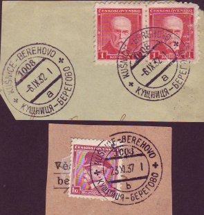 Bi-lingual Czech Cyrillic TPO (No 1008) postmarks
