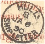 Click to see cover with 1890 Hull ship letter cancel