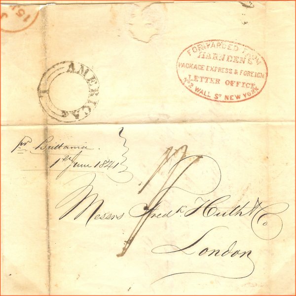 Entire from New York to  London via Cunard steamer