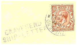 Click to see new Gravesend Ship letter cancel on cover