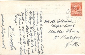 Transatlantic Post Office 5 cancel