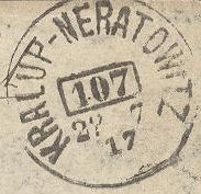 Fig. 11: Mailguard mark - Train No 107