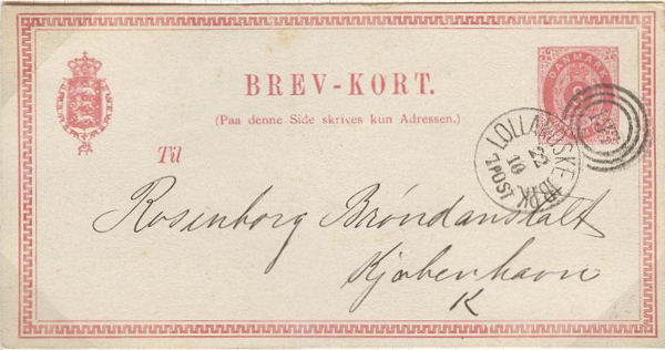 Fig. 4: Lollandske JB.PK. / 137 duplex TPO postmark