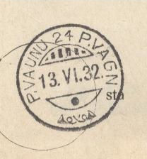 Fig. 10: mixed Finnish & Swedish text route 24 night train TPO