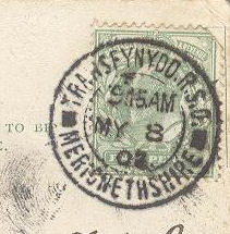 Fig 2a: TRAWSFYNYDD R.S.O. cancel