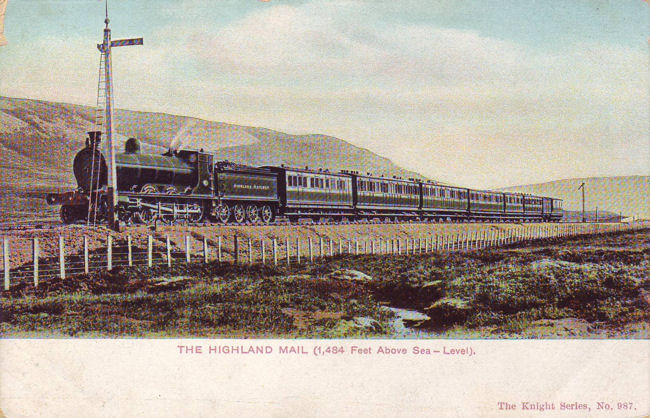 Highland Railway carrying the Mails north