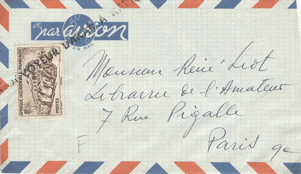 Fig. 2: COURRIER CONVOYEUR DAKAR A KAYES 
